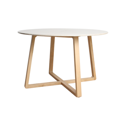 Infinity ronde marmeren eettafel 120 cm