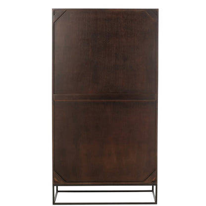 J-Line Rek Mode Mango Hout/Mdf Bruin