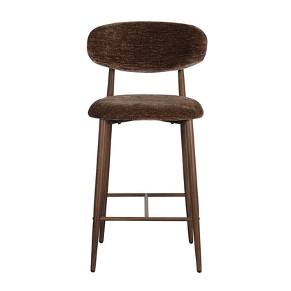 Japandi keukenbar stoel umber (set van 2)