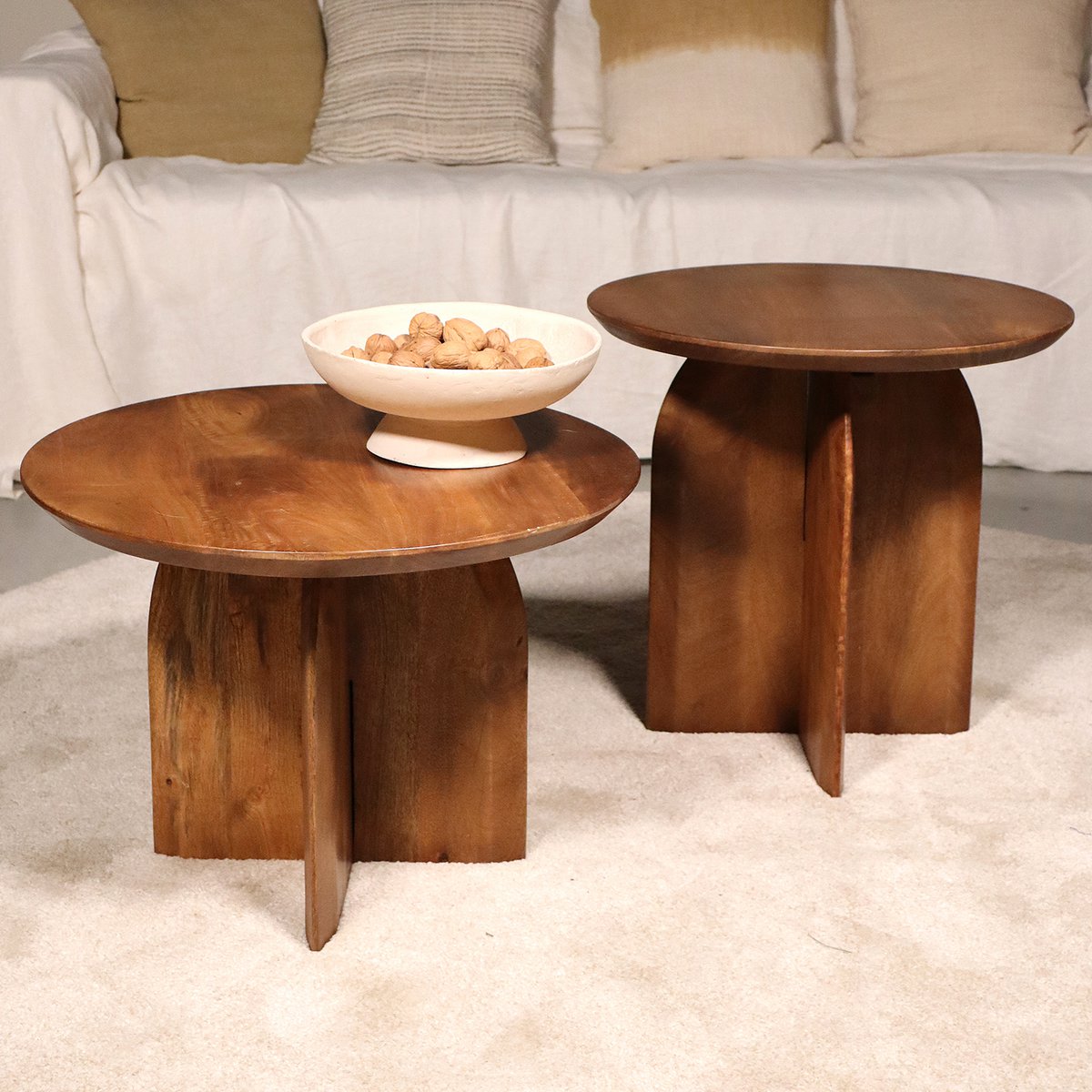 Bullnose bijzettafel 50 cm