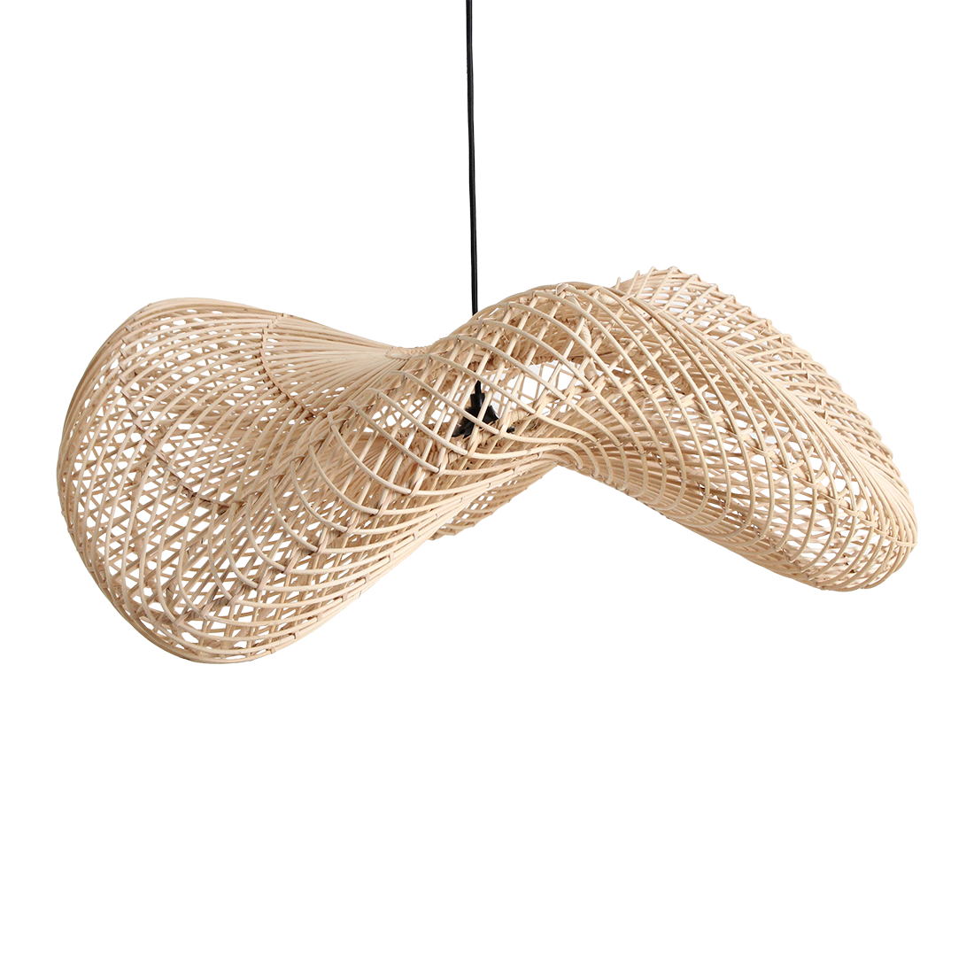 Wave hanglamp naturel large