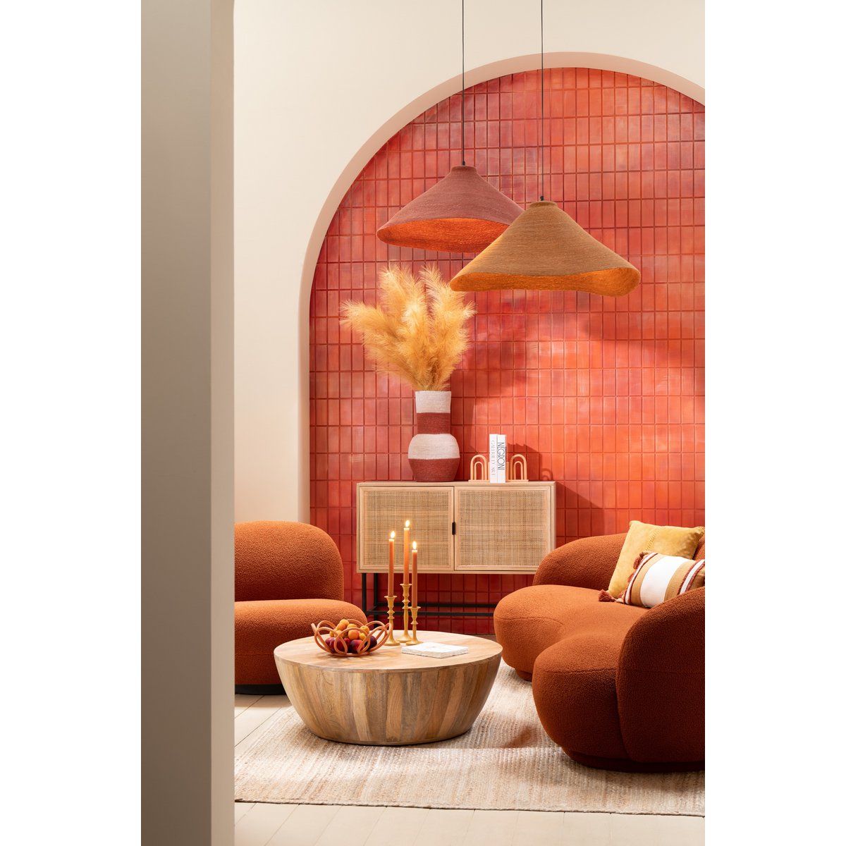 J-Line Salontafel Camille Mangohout Naturel
