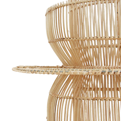 Saturn rotan wandlamp