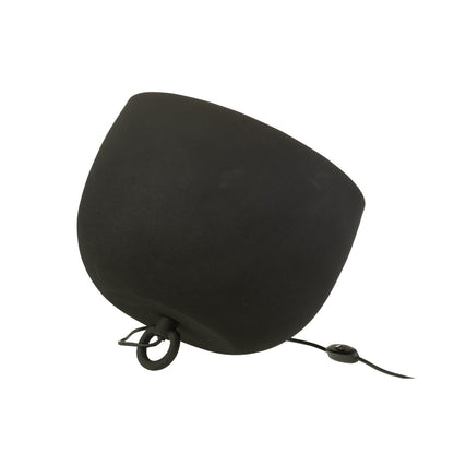 J-Line lamp Rond - metaal - zwart/goud - large