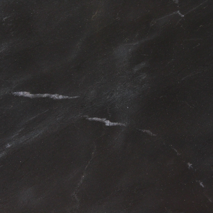 Ovale marmeren salontafel - zwart - 120x60x38 cm