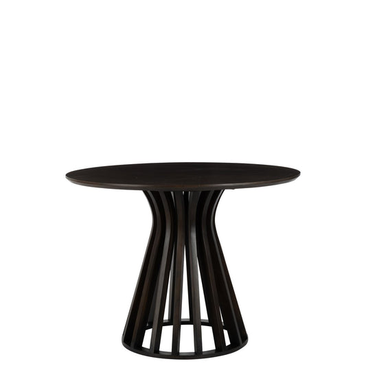 J-Line tafel Connie - hout - donkerbruin