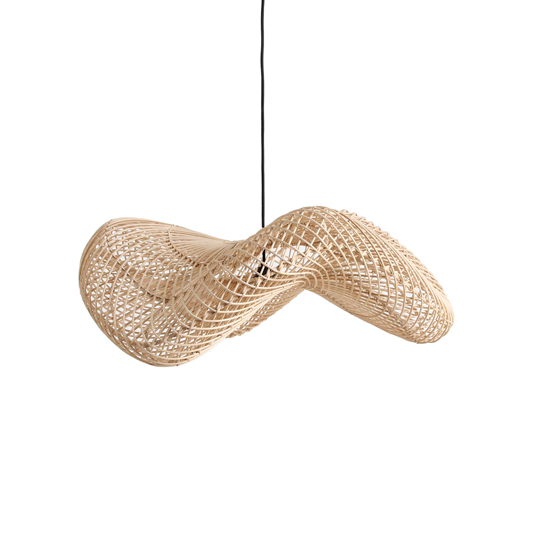 Wave hanglamp naturel large