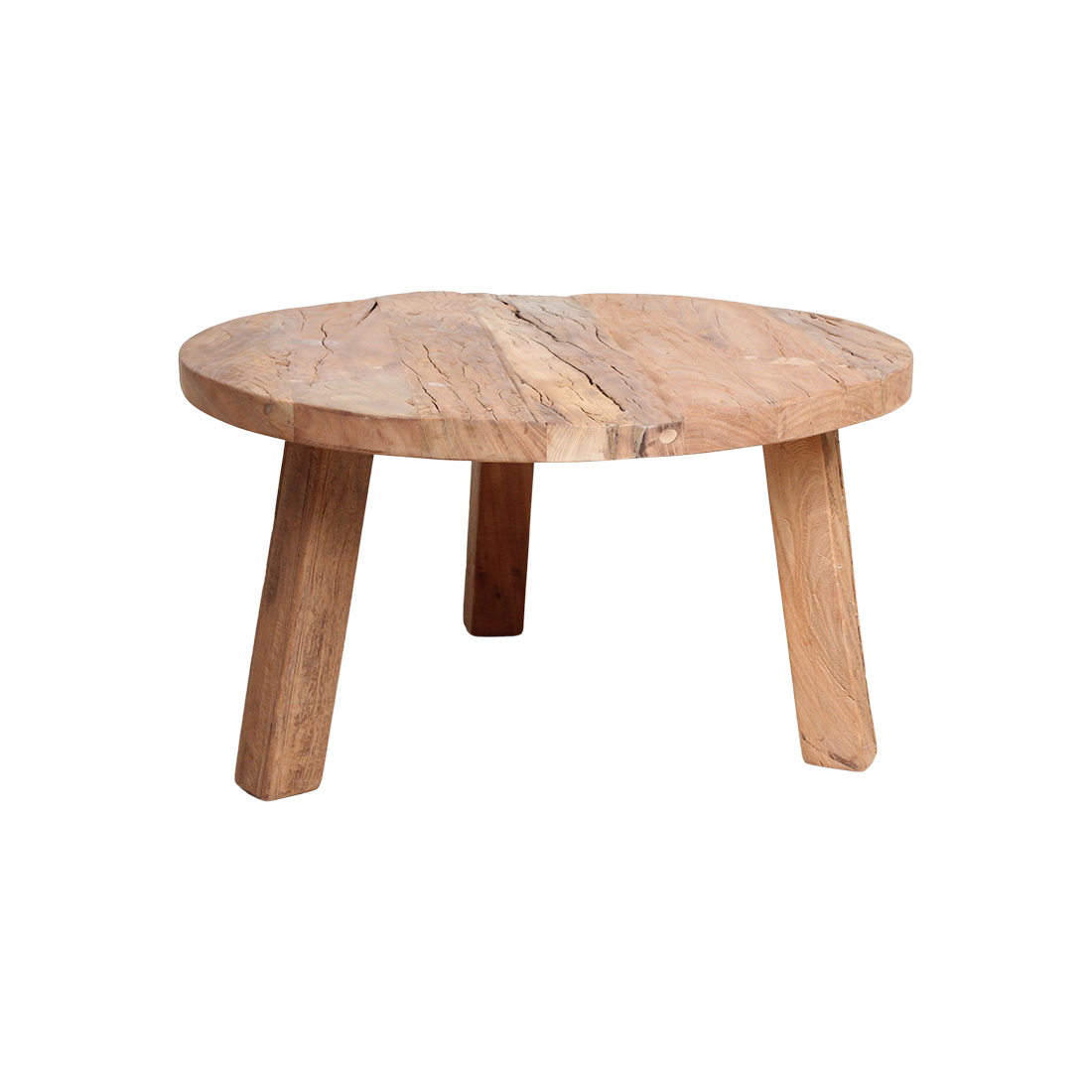 Farmwood salontafel rond - Ø 70 cm - FSC-gerecycled hout