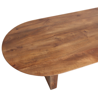 Bullnose salontafel bruin