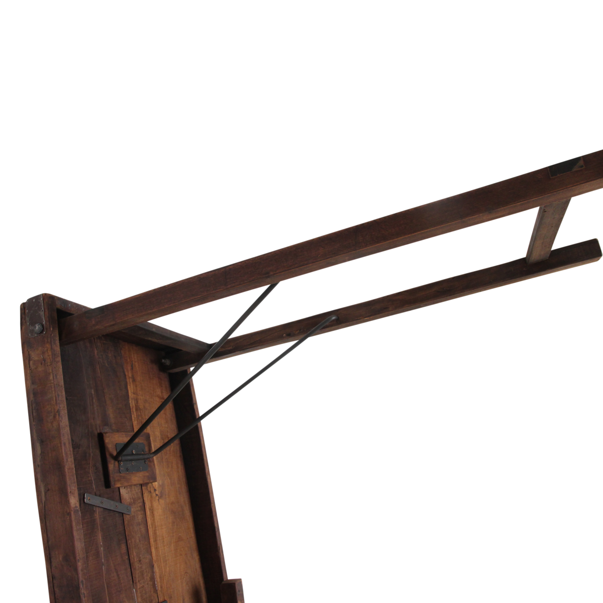 Markt bartafel bruin opklapbaar