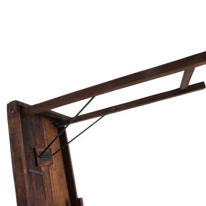 Markt bartafel bruin opklapbaar