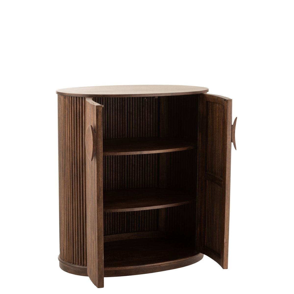 J-Line Kast Reyi Mango Hout Donker Bruin