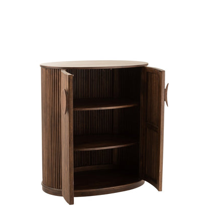 J-Line Kast Reyi Mango Hout Donker Bruin