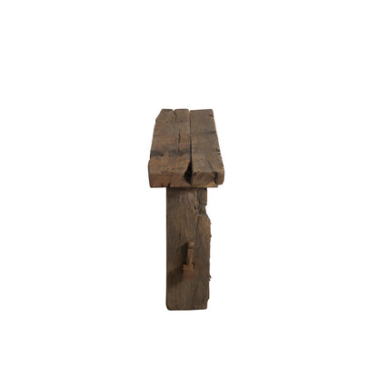 J-Line Console Brut Gerecycleerd Hout Bruin