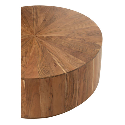 J-Line salontafel Rond - hout - naturel