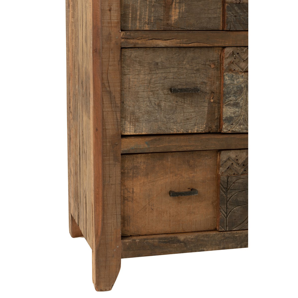 J-Line Kast Verouderd Hout Bruin