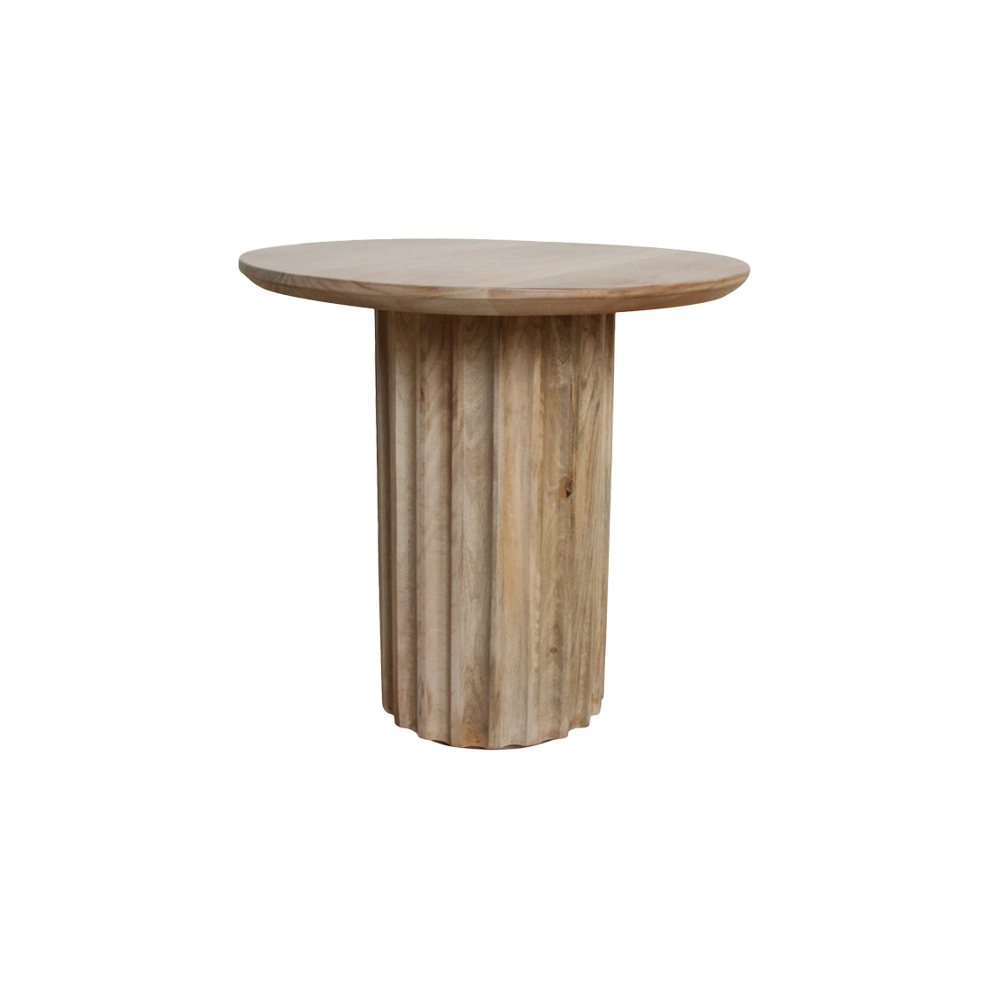 Bullnose bijzettafel naturel 50 cm