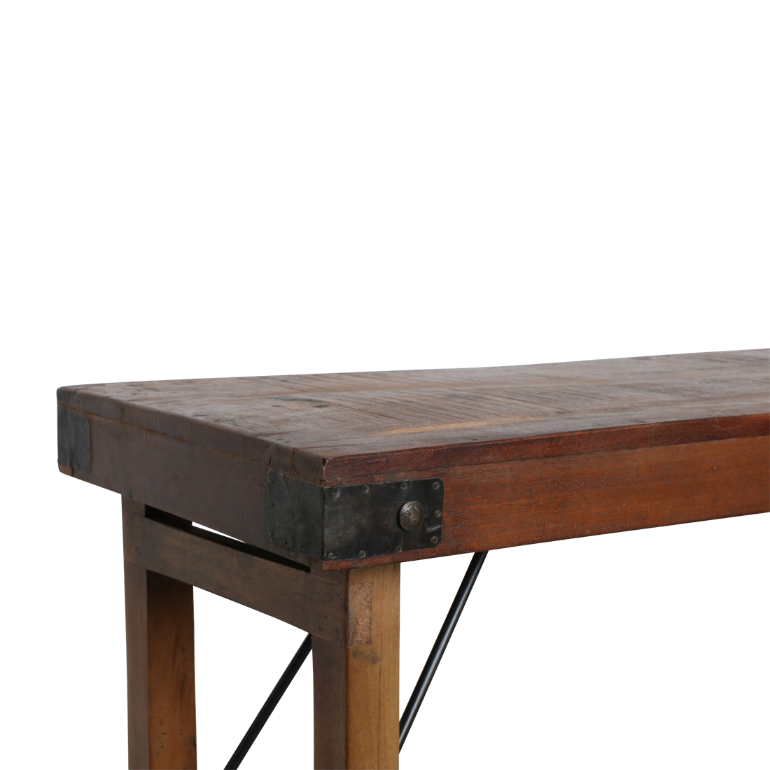 Console tafel opklapbaar bruin
