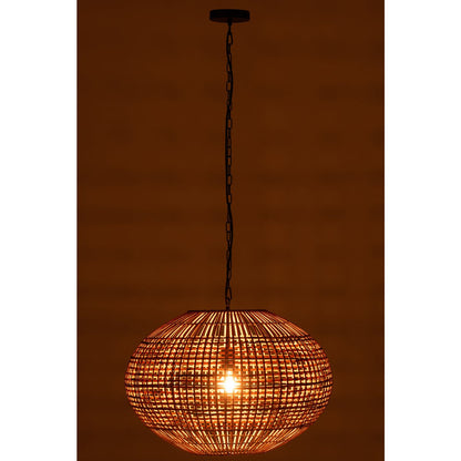 J-Line Rattan hanglamp - jute - naturel