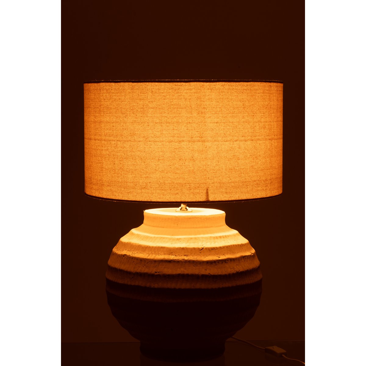 J-Line Tafellamp Terracotta Beige