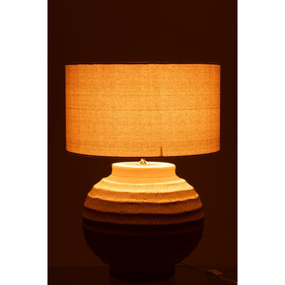 J-Line Tafellamp Terracotta Beige