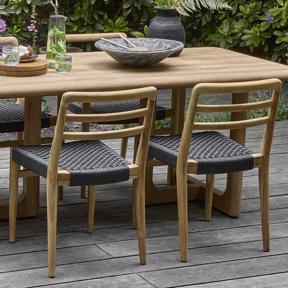 Verano tuinstoel zwart