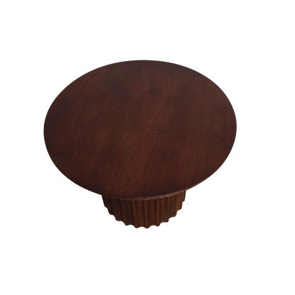 Bullnose bijzettafel bruin 55 cm