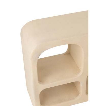 J-Line Console Cave MangoHout wit
