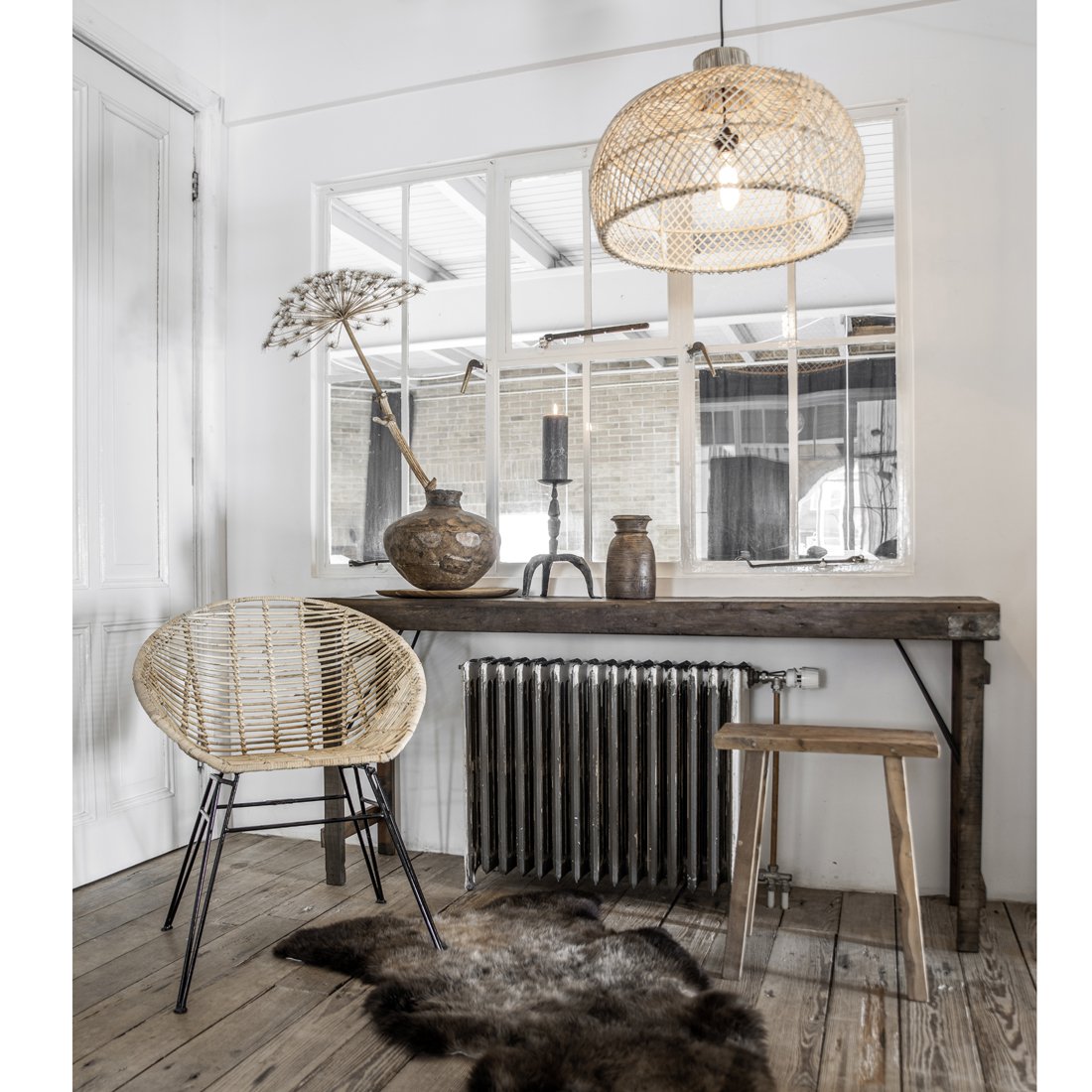 Maze hanglamp naturel small