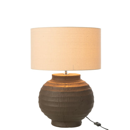 J-Line Tafellamp Terracotta Bruin