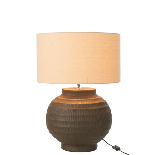 J-Line Tafellamp Terracotta Bruin