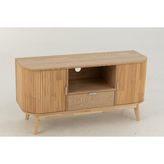 J-Line Kast Rond Mdf/Dennenhout Naturel Small