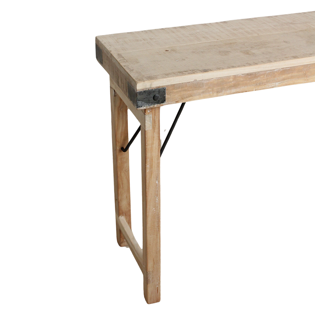 Limewash consoletafel/wandtafel inklapbaar