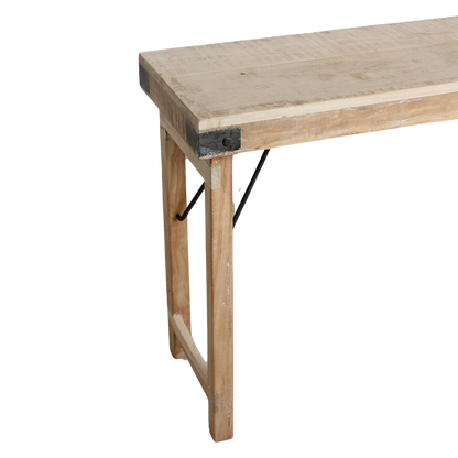 Limewash consoletafel/wandtafel inklapbaar