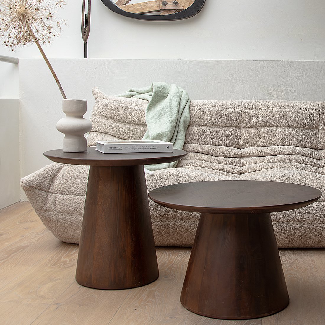 Bullnose cone bijzettafel 55cm