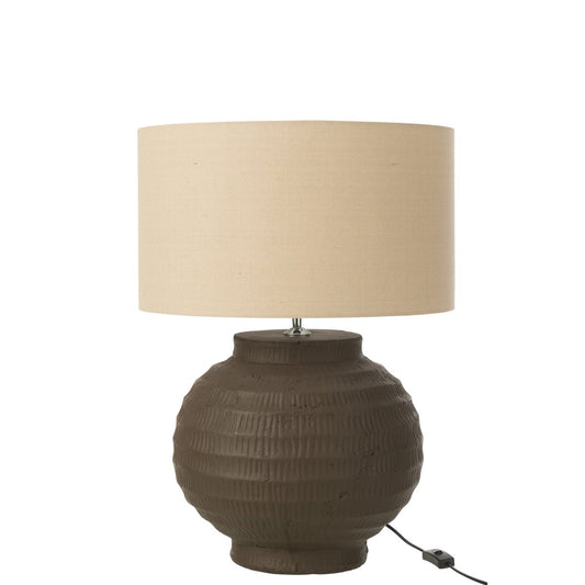 J-Line Tafellamp Terracotta Bruin