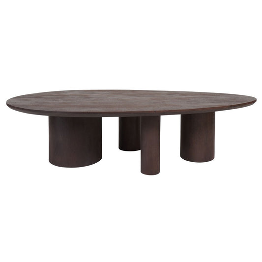 Salontafel Amir 140 x 80 cm – Espresso Mangohout