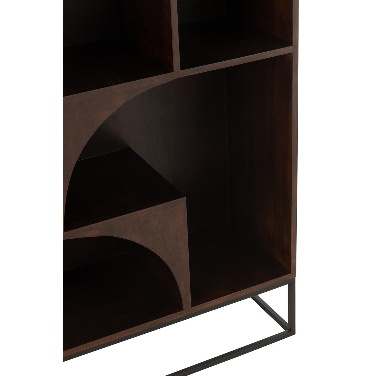 J-Line Rek Mode Mango Hout/Mdf Bruin