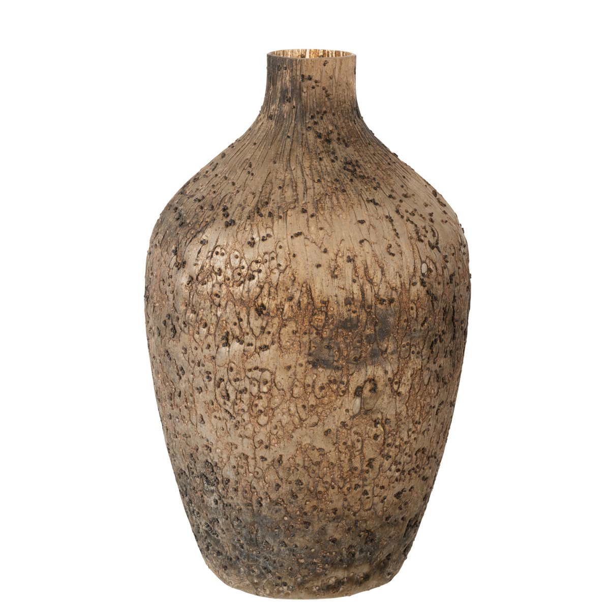J-Line vaas Wyll Hoog Rond - glas - mix - 49 cm hoog