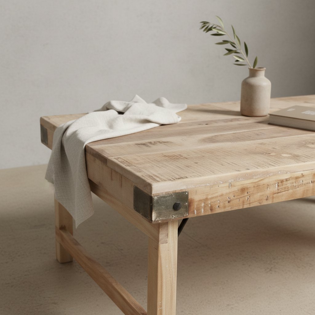 Limewash salontafel inklapbaar