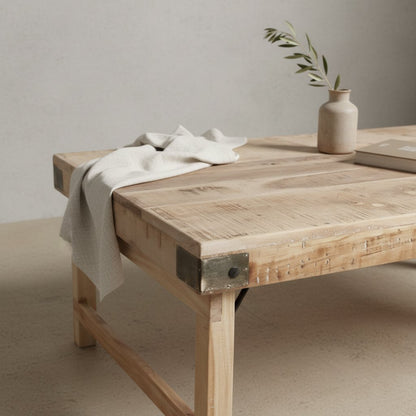 Limewash salontafel inklapbaar