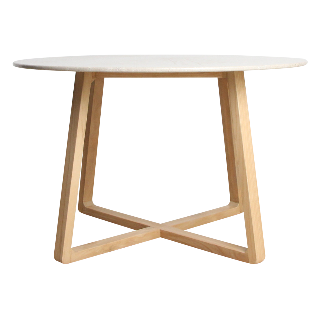 Infinity ronde marmeren eettafel 120 cm