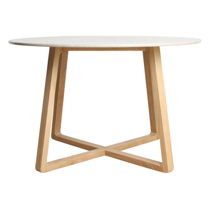 Infinity ronde marmeren eettafel 120 cm