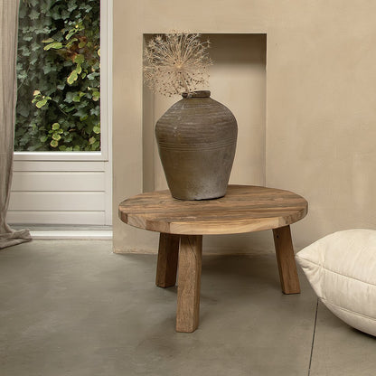 Farmwood salontafel rond - Ø 70 cm - FSC-gerecycled hout