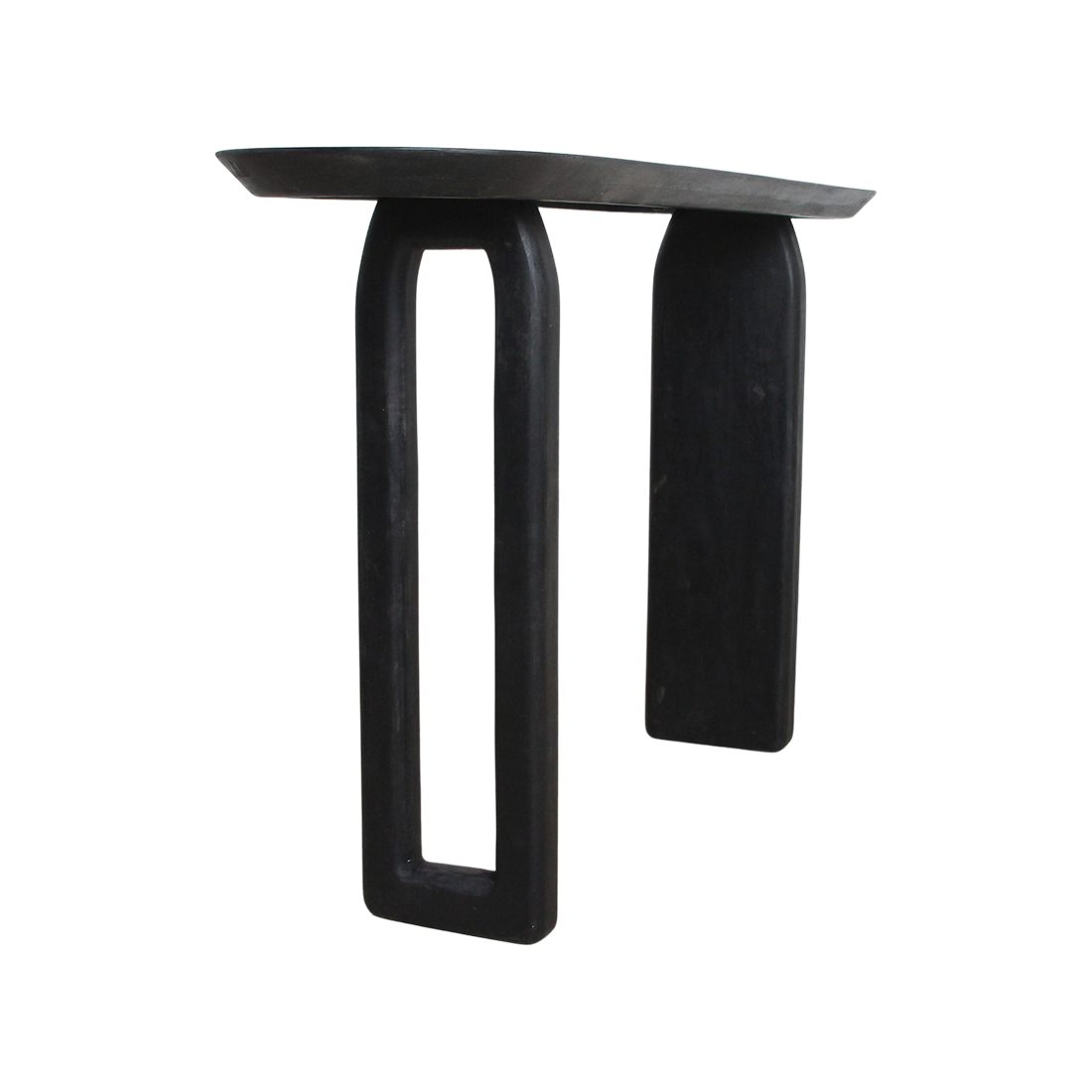 Bullnose consoletafel zwart