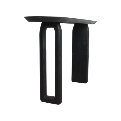 Bullnose consoletafel zwart