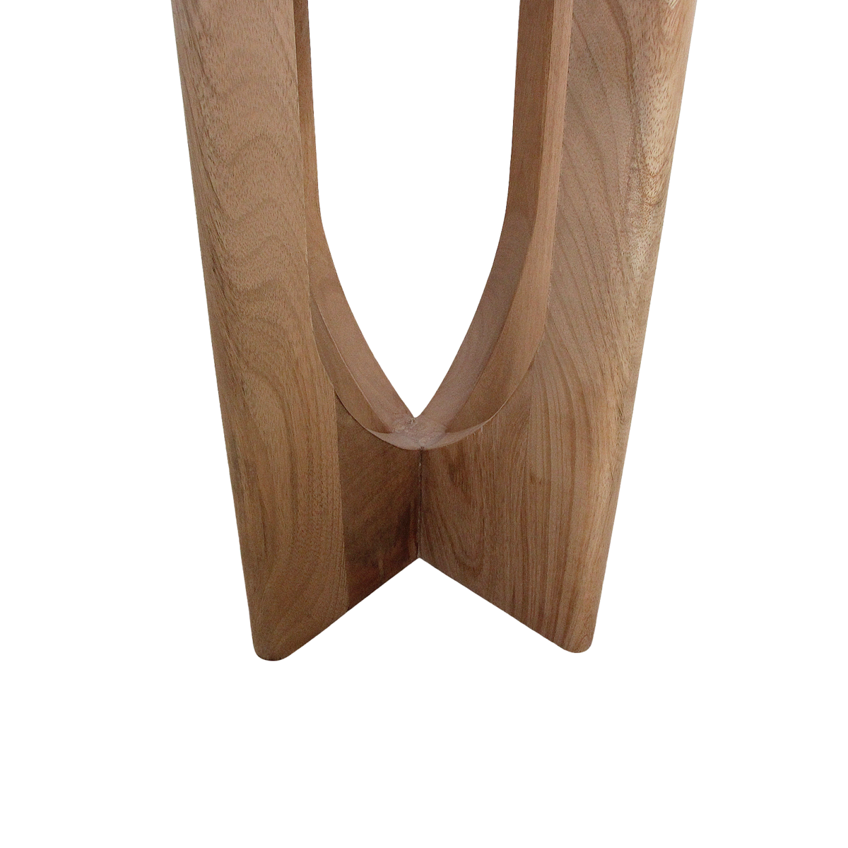 Kuching bijzettafel marmer wit - 30x30x50 cm