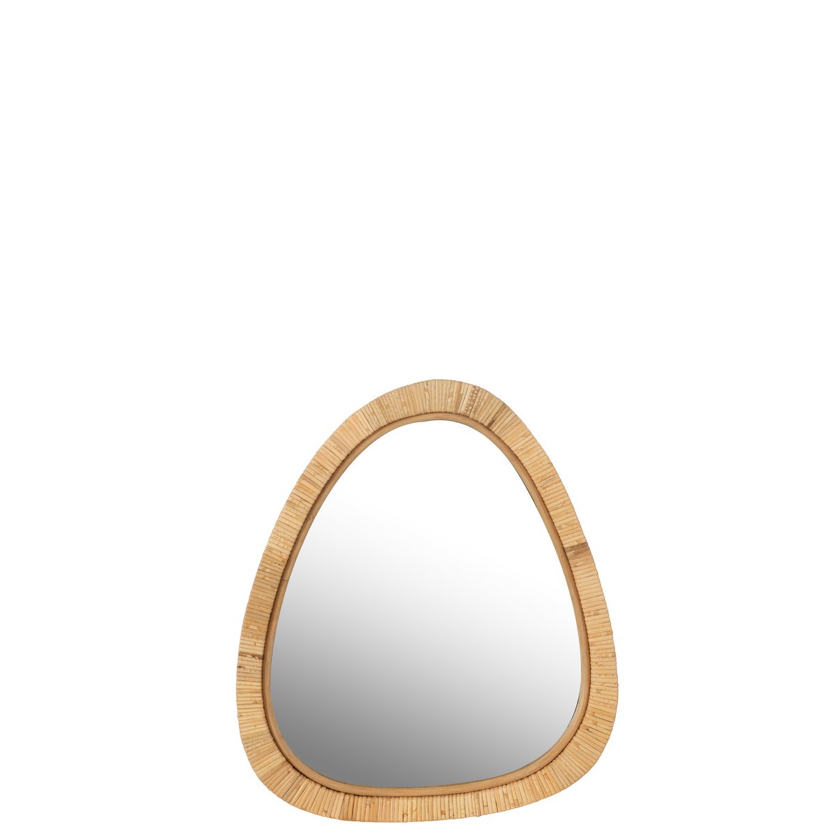 J -Line Spiegel Paille - Jute/Glas - Naturel - Small - 54 x 46,5 cm
